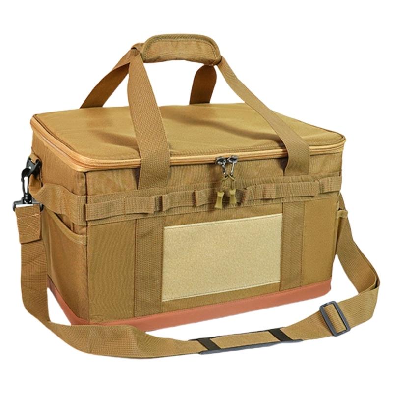 Camping Cooking Utensils Storage Bag Outdoor Camping Cookware Organizers Large Capacity Camping Bag Camping Supplies