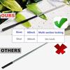 Awning Telescopic Rod Metal Rod Retractable Awning Opener Multifunctional Pull Rod With Rubber Handle Portable