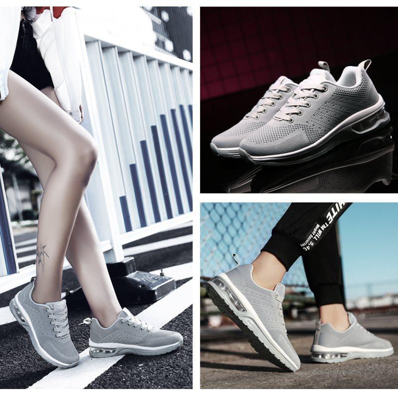 Flying Weaving Women's Shoes Breathable Shock-absorbing Running Shoes