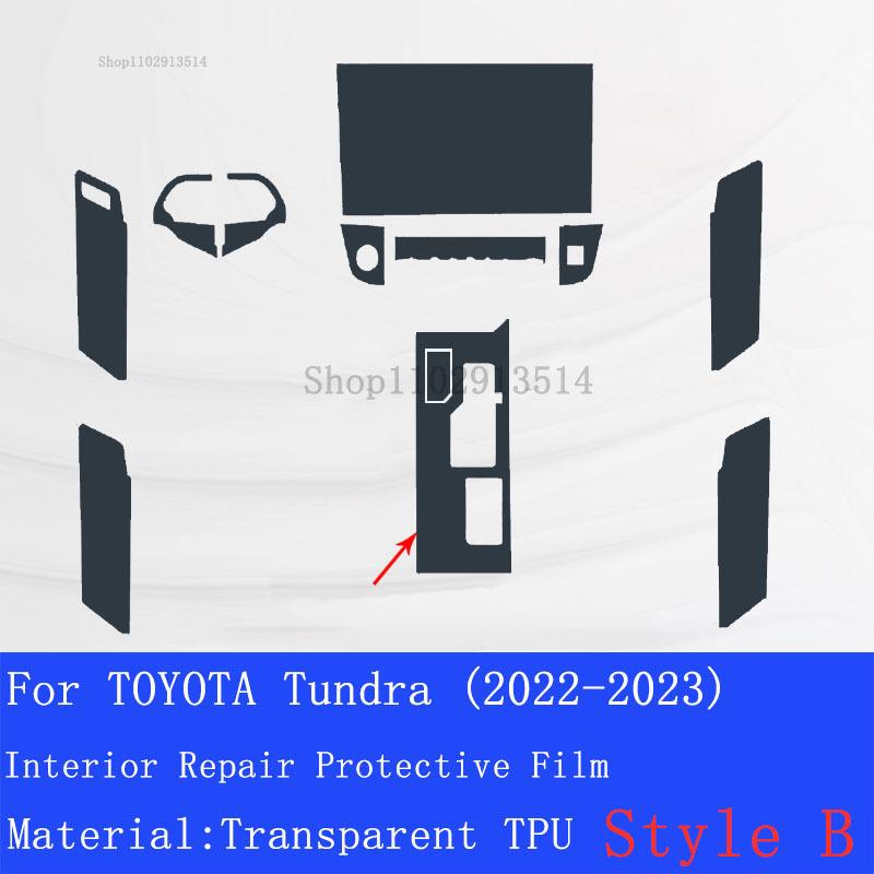 For TOYOTA Tundra - Car GPS Navigation Film LCD Screen Interior TPU Protective Protector Decoration Repair Stickers