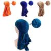 Tüm Mevsimler İçin Nefes Alabilen Türban Şapkalı Lüks Unisex Kadife Bandana Şapka