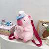Creative cartoon doll backpack trendy cute ugly capybara plush bag