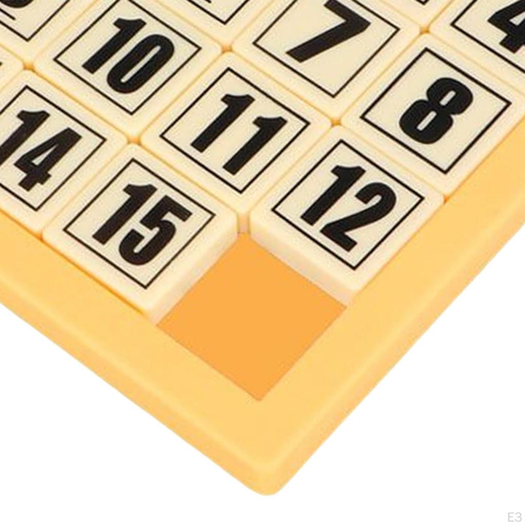 15 Number Puzzle, Educational Portable Digital Puzzle for