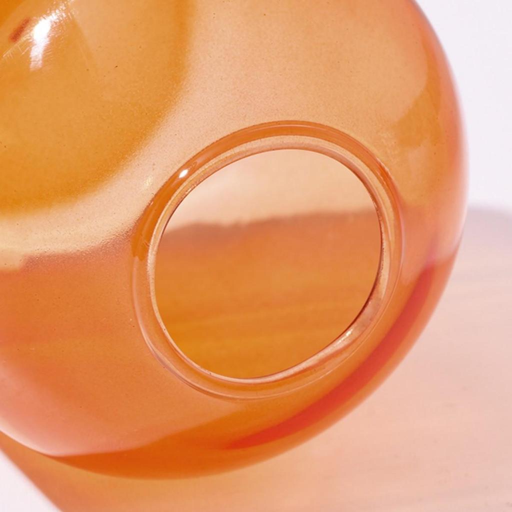 2pc Set Terrarium Hydroponic Plant Pot Flowers Candle Holders Decor Colorful Glass Vase Mini Vases