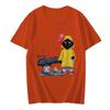 Men's Brand T-shirts Tops Funny Black Cat Tshirts Graphic T Shirts Harajuku Streetwear Hip Hop T Shirt Clothing Horror Cat Tees T-Shirts Men’s