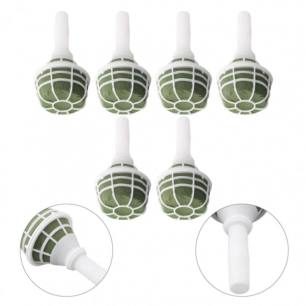 8cm Handle Flower Holder Accessories Green High Quality