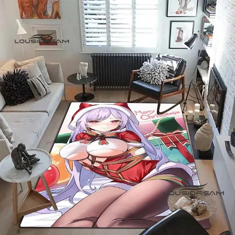 Genshin Beauty Sexy Carpet and Rug Game Otaku Anime Rug Living Room Bedroom Area Soft Carpet Study Porch Bedside Non-slip Mat
