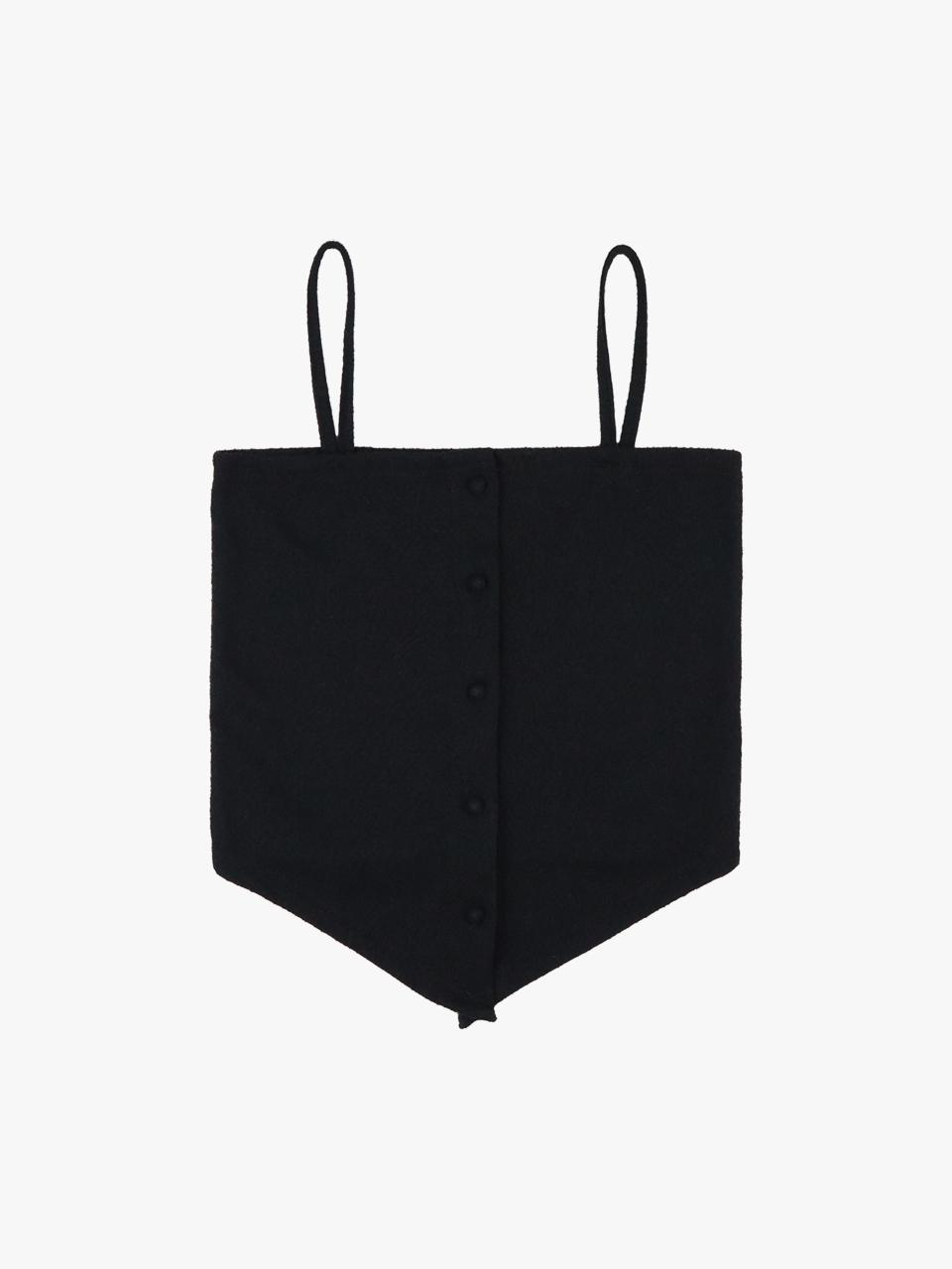 Pink Pineapple Mute Pointy Bustier_Black Black/Free
