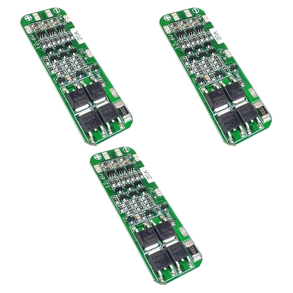 100-1pcs 3S 20A Li-ion Lithium Battery 18650 Charger PCB BMS Protection Board For Drill Motor 12.6V Lipo Cell Module 59x20x4mm