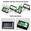 High Quality New Dc 100V 100A Upgraded Voltmeter Ammeter Led Amp Dual Digital Volt Meter Gauge Temperature Measurement