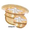 Shimmering Rhinestones Hat Wedding Party Sequined Captain Hat Bachelorette Hat Cosplay Costume Marine Hats