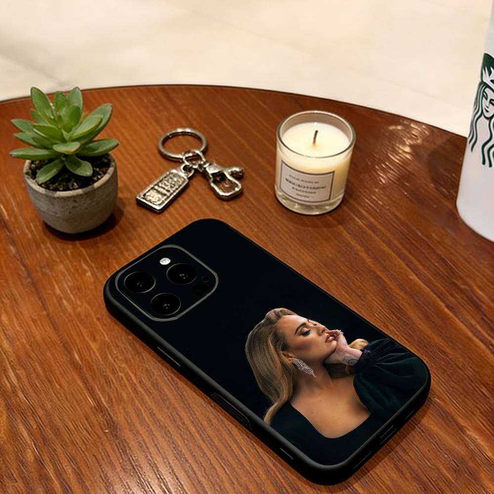 

Адель Аткинс певица Чехол для телефона Мягкий Силиконовый черный Для IPhone 17 16 15 14 13 12 11 X XR Plus Pro Max Plus iPhone13ProMax