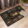 Snakes Ornate Frames Pattern Rug Floor Mat for Living Room or Bedroom Soft and Comfortable Carpet a Gift for Birthday and Holiday.