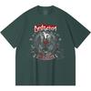 T-shirt Heavy Metal 100% Cotone 230 Gsm Stampa Band Rock Musica Popolare Unisex T-shirt Pesante in Cotone