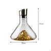 Champagne Dispenser Red Wine Carafe Hand Blown Glass Drinkware Made Aerator