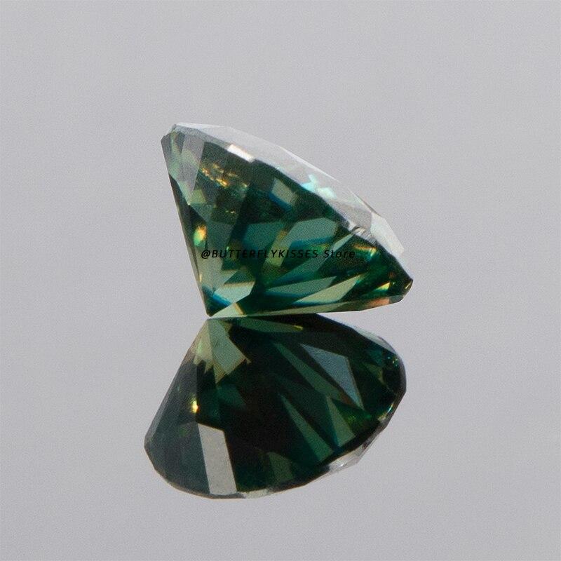 Cellacity Oval alb moissanit 3A piatră goală colier cercei inel cu piatră prin certificat cadou GRA