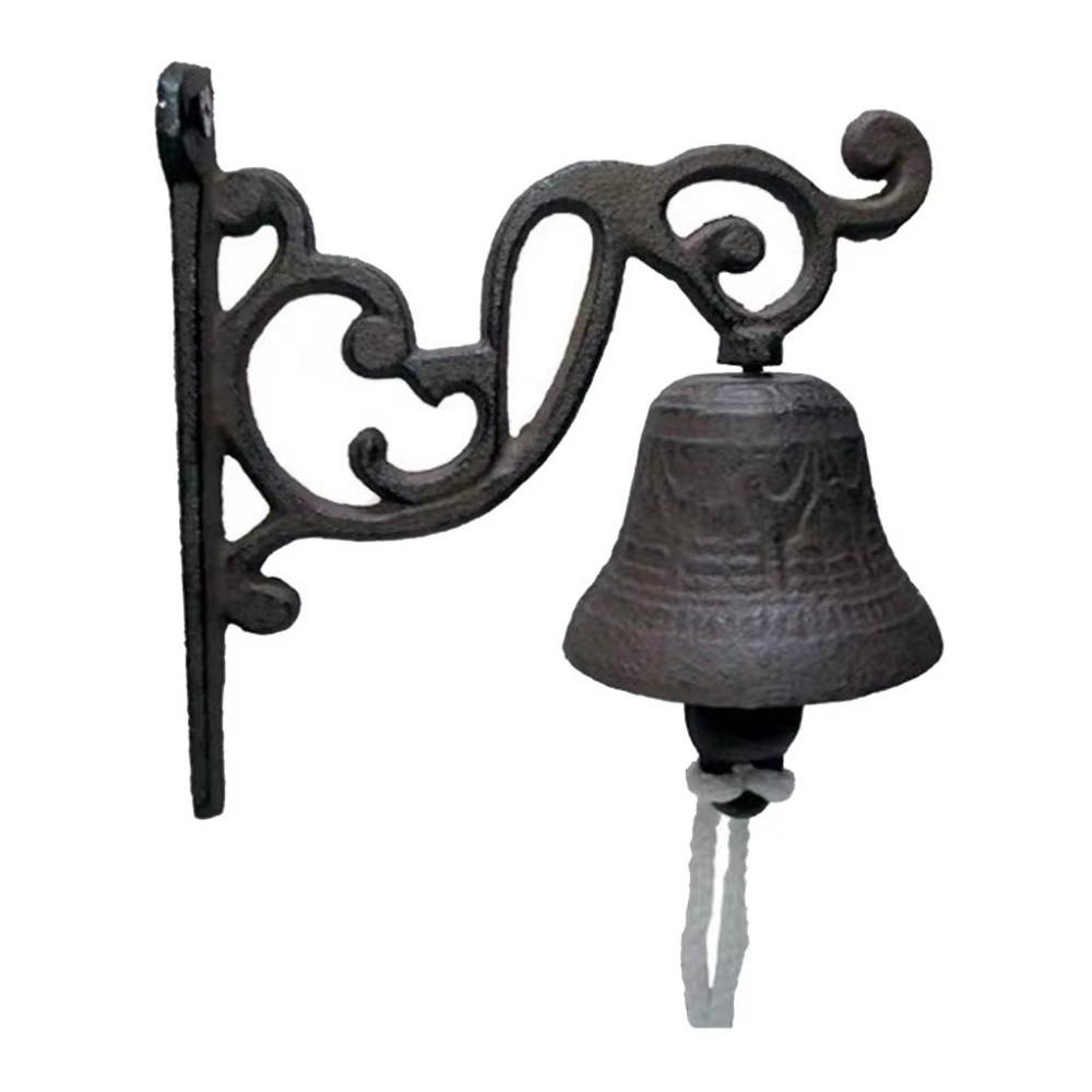 Rustic Cast Iron Door Bell Weatherproof Vintage Doorbell Decorative Bell  Garden Decor