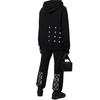 Off-White Chain Arrow Slim Sweatpants Black/White Men Bottoms OMCH029F22FLE0071001
