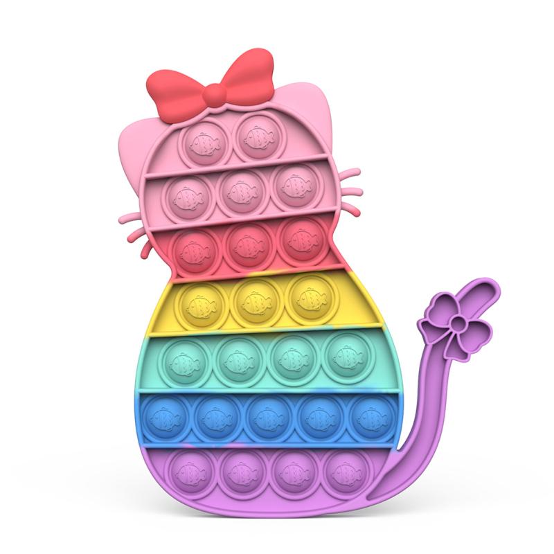 Silicone Desktop Puzzle Decompression Toy For Relieve Stress Birthday Christmas Gift For Girls Boys