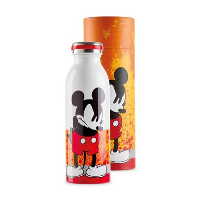 Disney [A2947] - Bouteille isotherme 'Mickey' orange - 21x7 cm (500 ml)