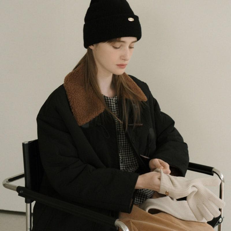 THE PENNY WOOL KNIT BEANIE - 2color