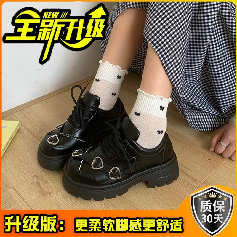 

Британский стиль женская мода универсальные туфли Мэри Джейн для девочек 2025 осень новинка панк-стиль высокие каблуки ретро одинарная обувь 39