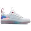 Li Ning CF Slip Resistant Abrasion Resistant Low top Skateboard Shoes Women's Red White AGCP232-2
