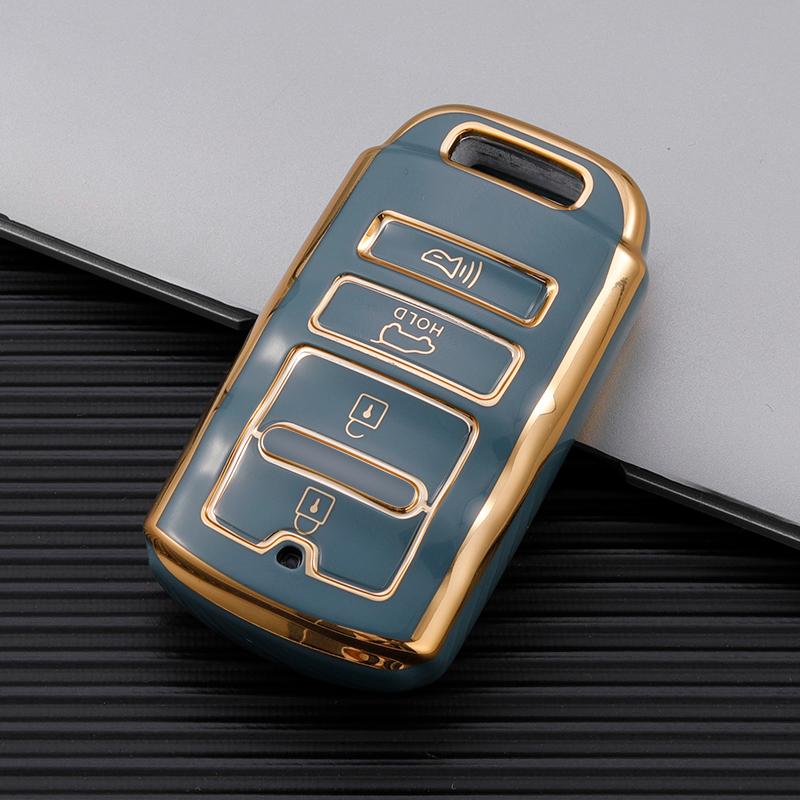4 Butoane NOU TPU Husa Cheie Auto Husa Shell Fob Suport pentru KIA Cadenza Sorento K3 K5 K7 K900 Quoris Protector 2016 Accesorii