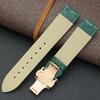 Genuine Watchband Ostrich Leather Strap Fit Seiko Omega Citizen Universal Bracelet 18mm 20mm 21mm 22mm Watch Band Brown Green