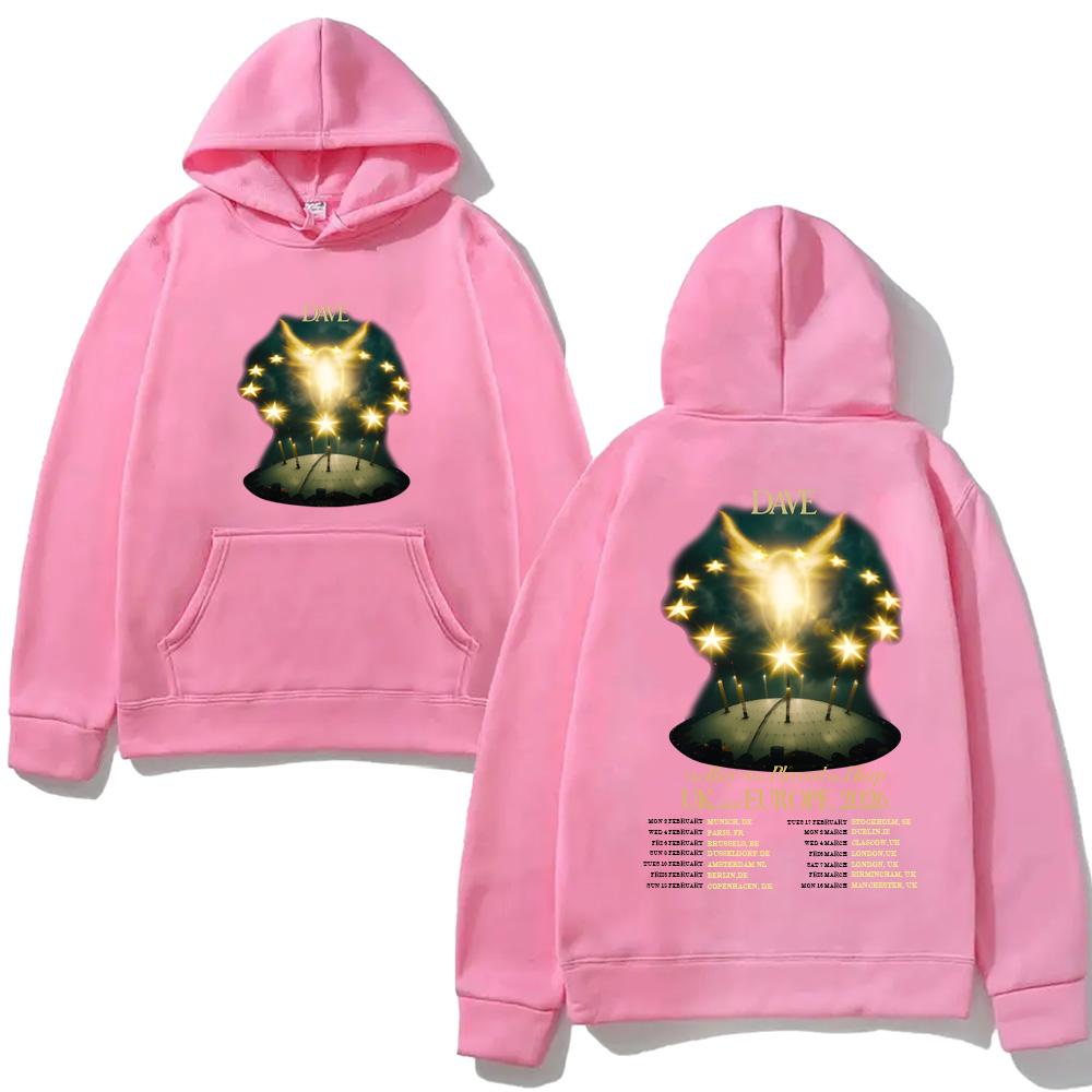 Dave The Boy Who Played The Harp New Album Tour 2026 Hoodie Graphic Print Sweatshirt Popular Clothing Sudaderas Unisex Pullovers