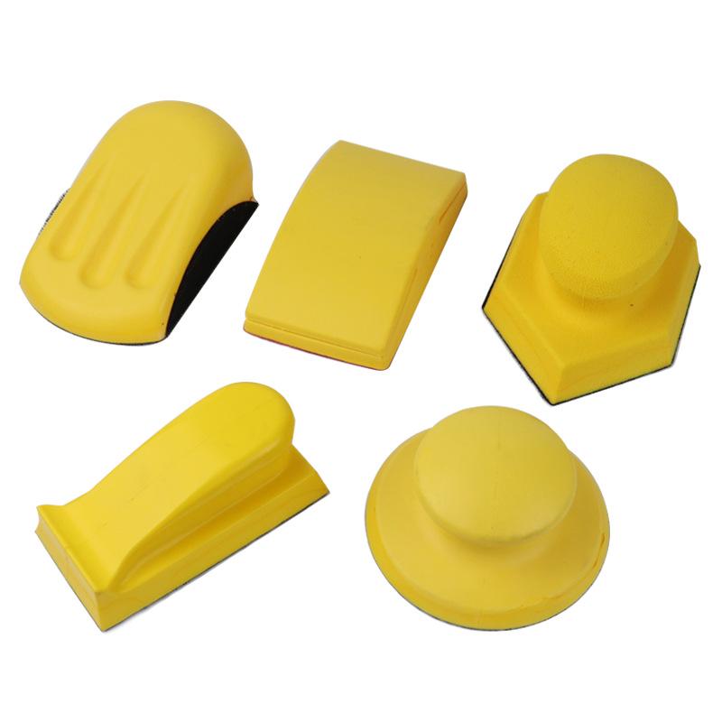 5-6" Handheld Suction Cup Polishing Pad: Self-Adhesive Flocked Sandpaper Disc and Grinding Pad