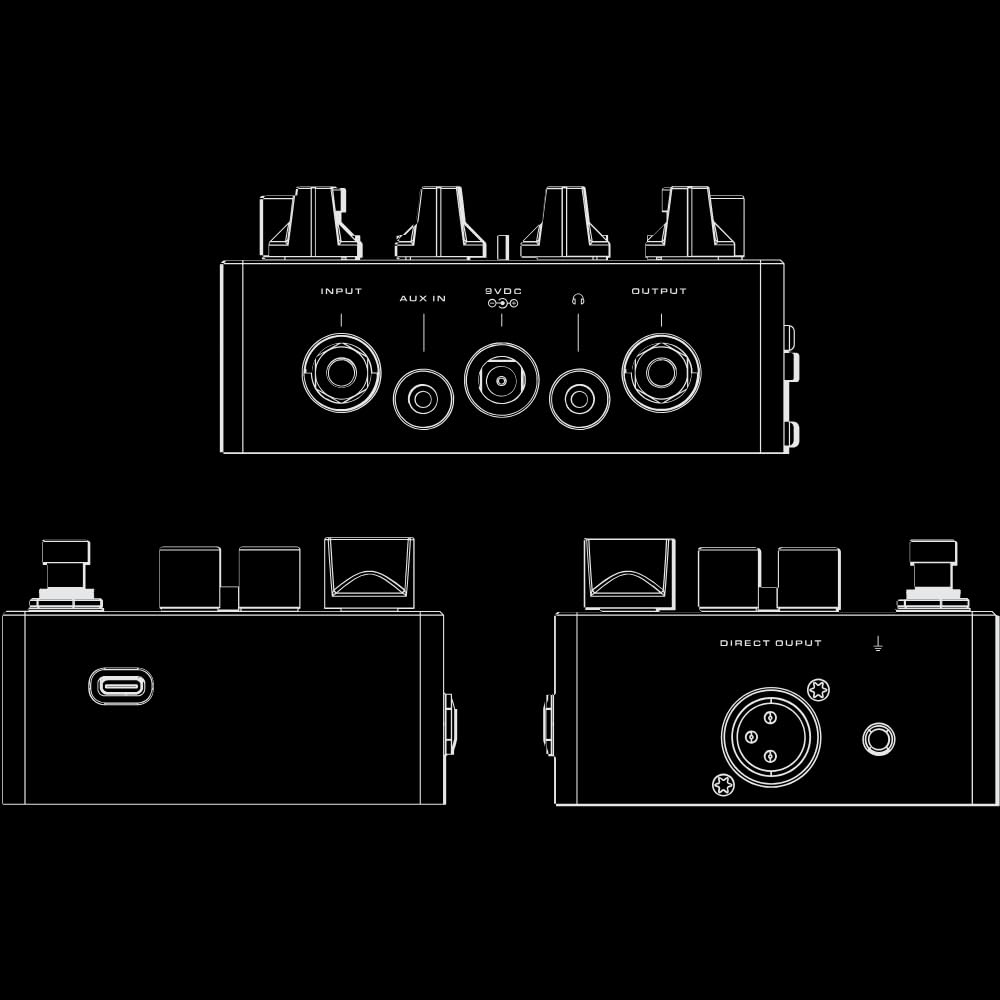 Bass effector booster Darkglass Electronics Luminal Booster Ultra Darkglass Luminal Booster Ultra