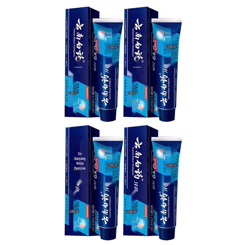 

Yunnan Baiyao Langjian Fluoride-Free Toothpaste - 180g x 4 Pack