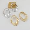 Metal sequined geometric rhombus earrings temperament high-end stud earrings fashion light luxury earrings women