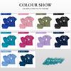 Elastic Breathable Nursing Articles Surgical Uniforms Woman Hospital Clinical Uniform Multicolor Short Sleeved Beauty Salon Wear