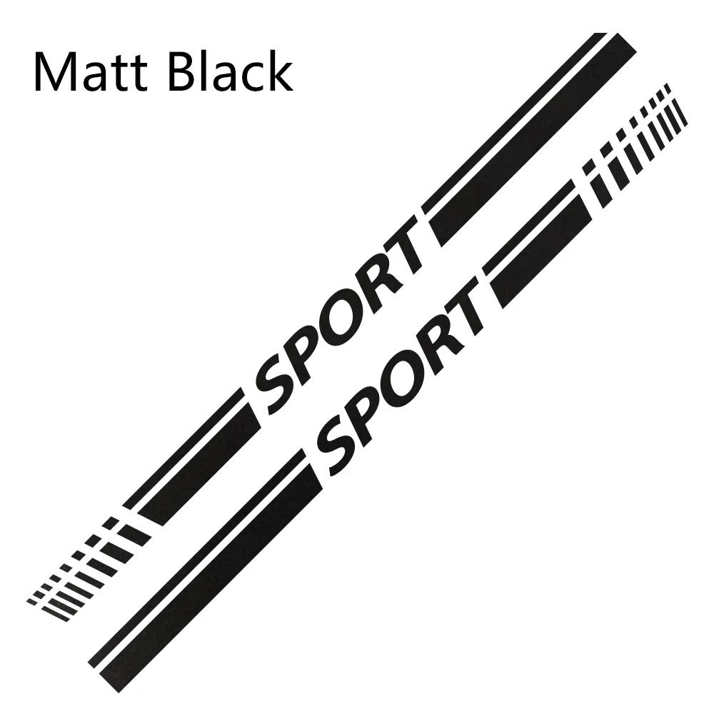 

2 шт. наклейка на юбку боковой двери автомобиля спортивные полосы виниловая пленка декор кузова наклейка сделай сам стиль авто аксессуары для Volkswagen VW Beetle