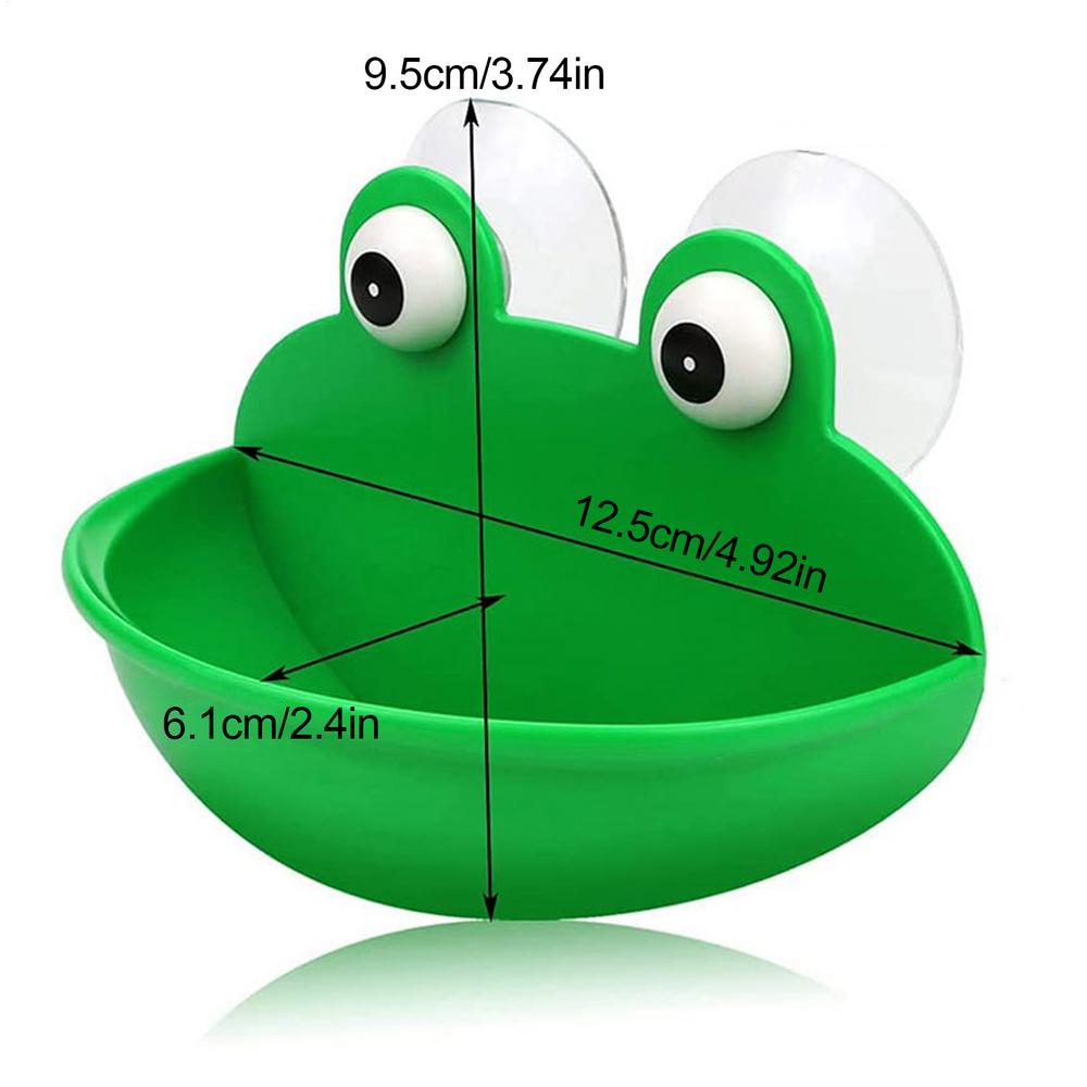 

Frog Habitat Frog Holder Suction Cup Reptile Basking Area Resting Terrace Suction Cups Tank Decor ank Aquarium Aquascape зелёный