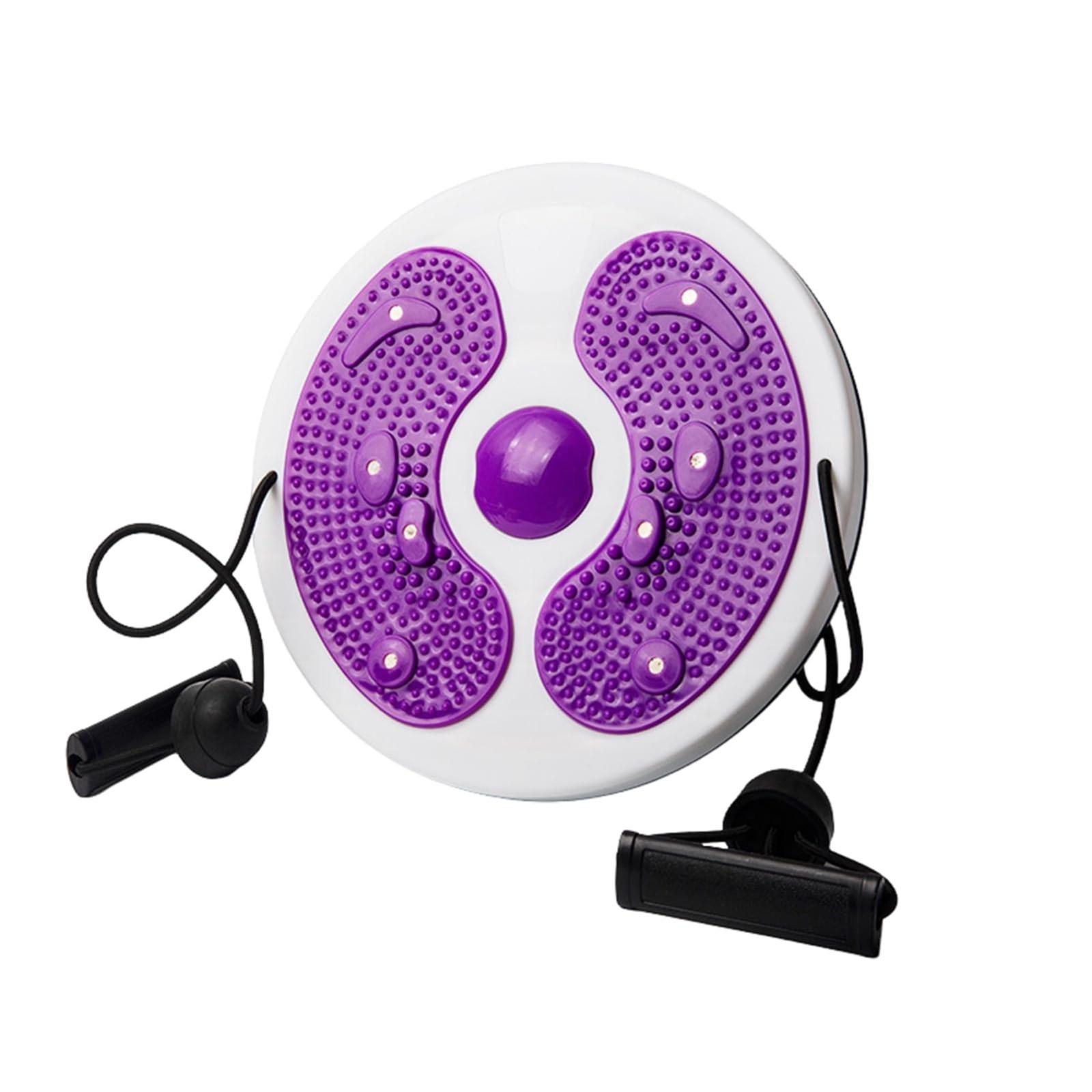 

Диск для талии с массажной стелькой для ног, потеря, бодибилдинг, балансировочная доска для потери талии, бедер и бедер One Size фиолетовый