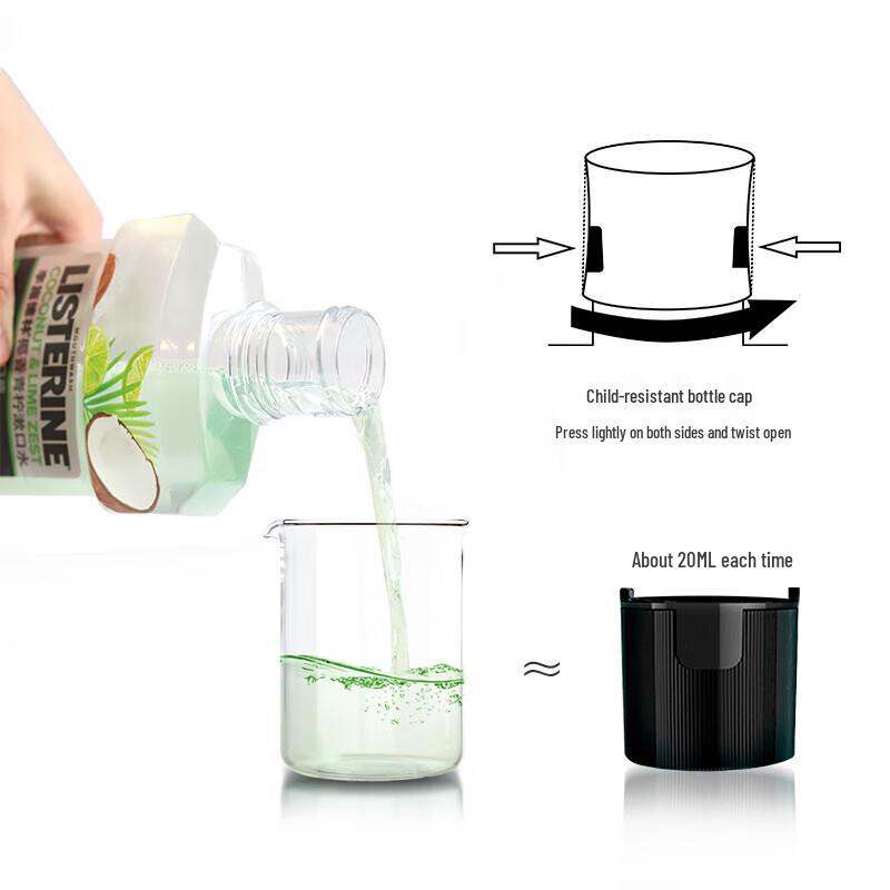 Listerine Coconut Lime Mouthwash 500ml