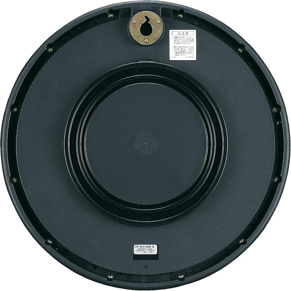 Seiko Clock Wall Clock, Office Type, Analog, Quartz, Moisture-proof, Dustproof, Metal Frame, KH406S