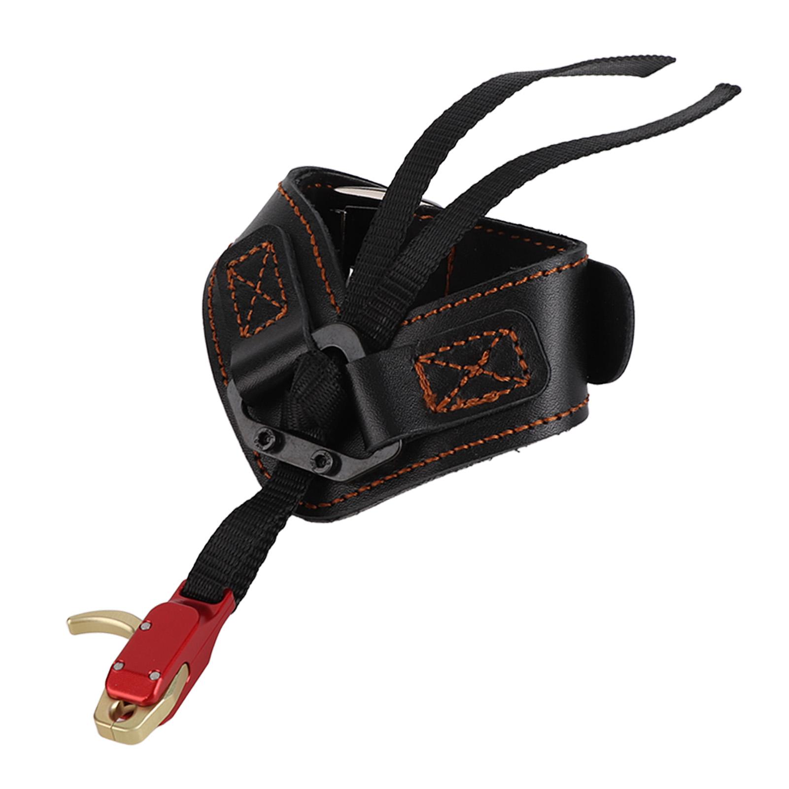 

Adjustable Wrist Release Archery Compound Bow Release Soft Belt Jaw Wrist Releaser Self Closing Bow
