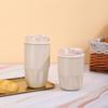 Spill Proof Lid Travel Coffee Mug 260ML Car Thermos Cup Petal Cup Insulated Coffee Cup  Office Use