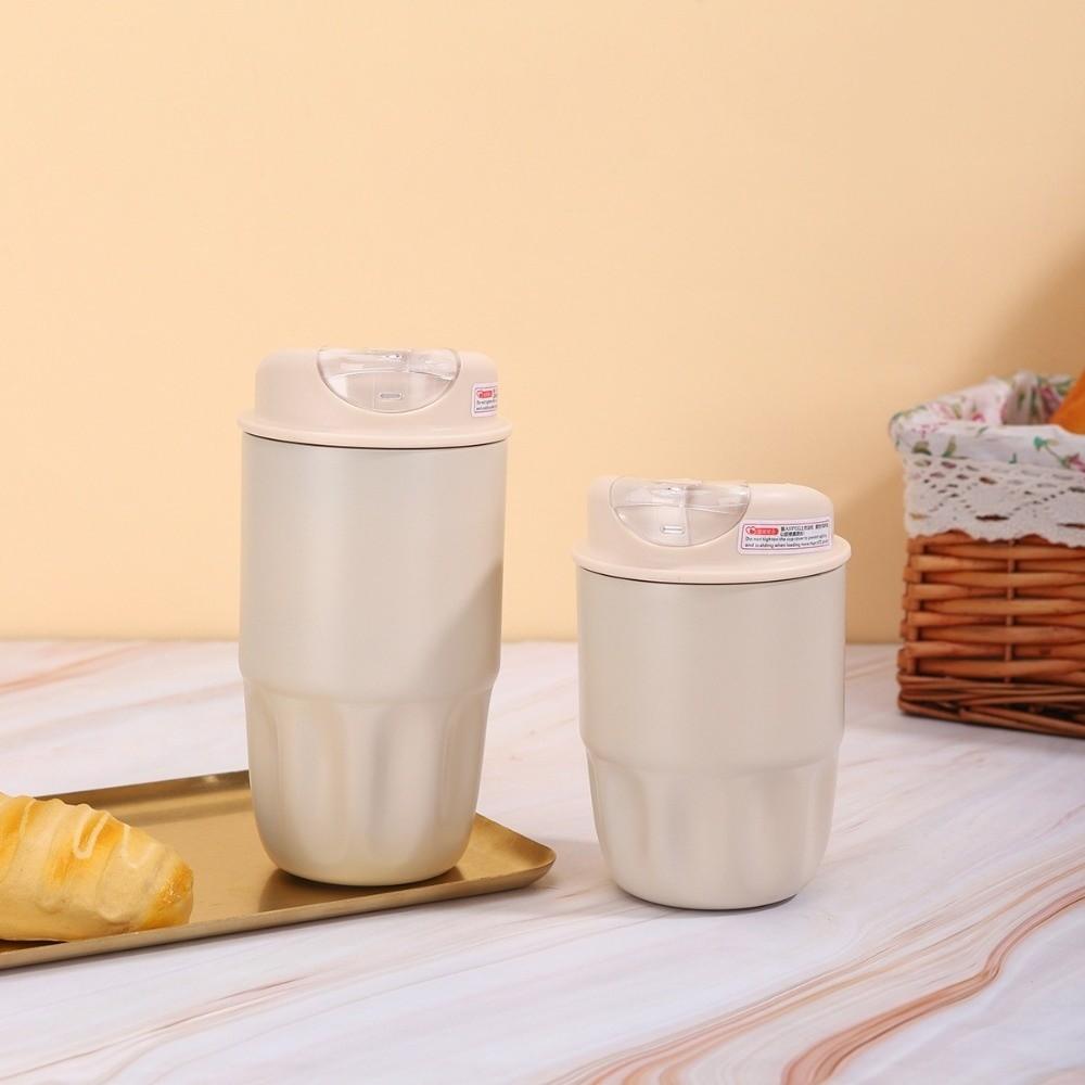 Spill Proof Lid Travel Coffee Mug 260ML Car Thermos Cup Petal Cup Insulated Coffee Cup  Office Use