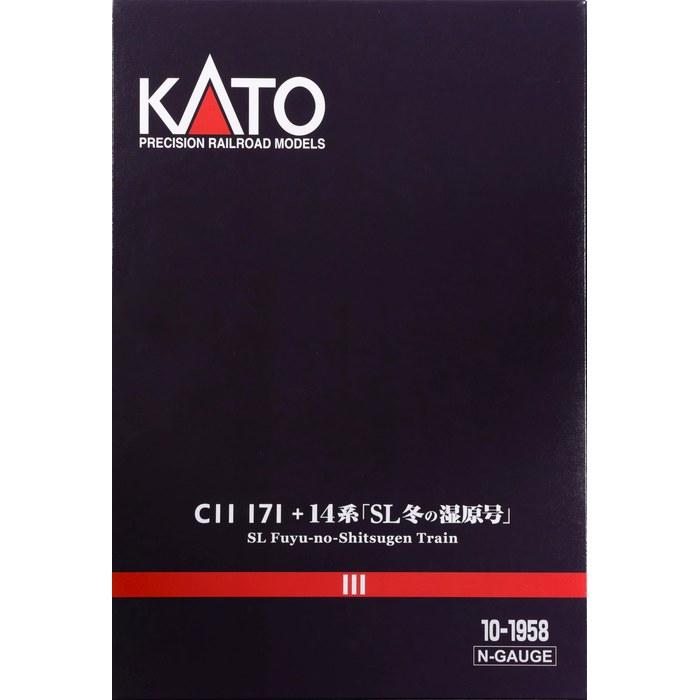 KATO N Gauge C11 171 + 14 Series 500 "SL Fuyu no Shitsugen-go" 6-Car Set 10-1958 Railway Model Steam Locomotive Multicolor 1/150