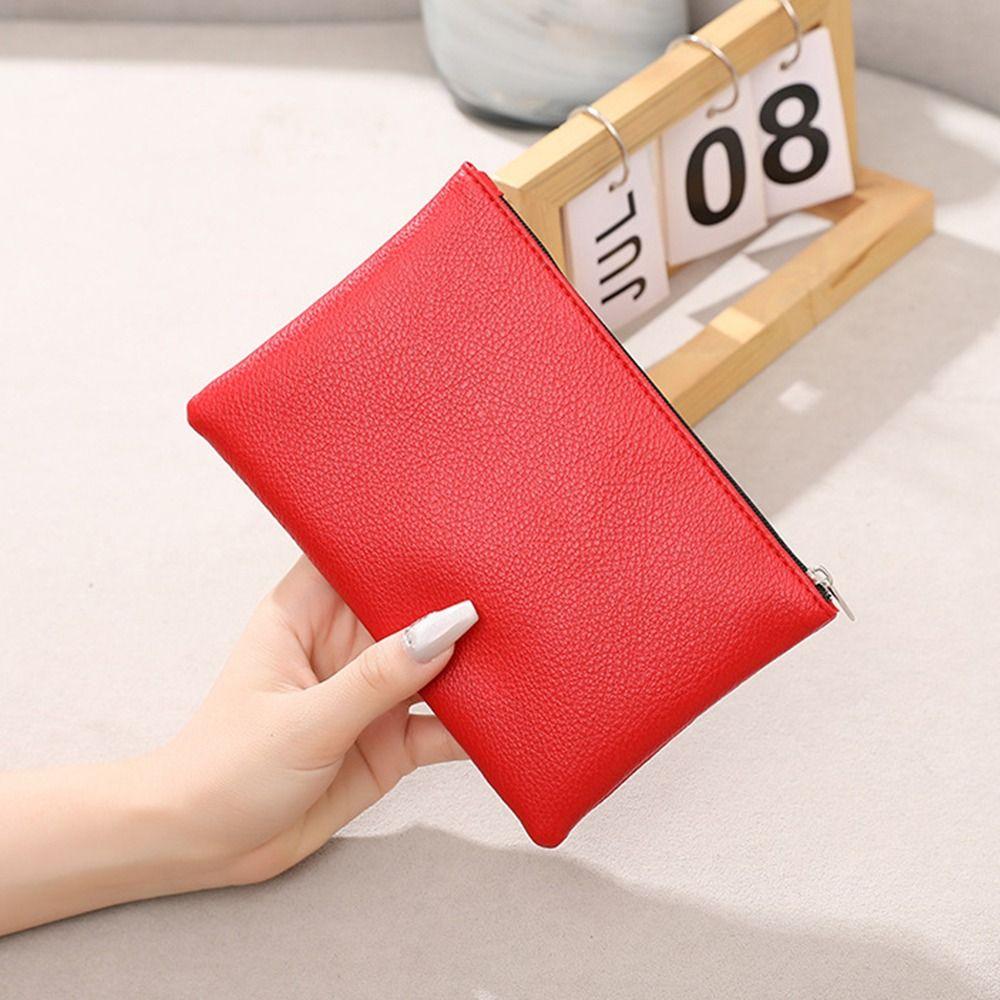 Makeup Bag Small Item Bag Korean Style Cosmetic Storage Bag Retro Lichee Pattern Coin Purse Women