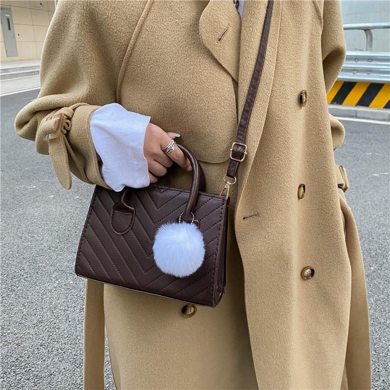 2024 Trendy Textured Small Square Bag – Women's Spring/Summer Messenger & Shoulder Bag