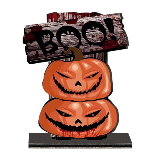 Halloween Ornament 2D Acrylic Skeleton Decoration for Home Office Cafe Studio Scary Horror Skeleton Sculpture Party Prop Table Ornament Gifts