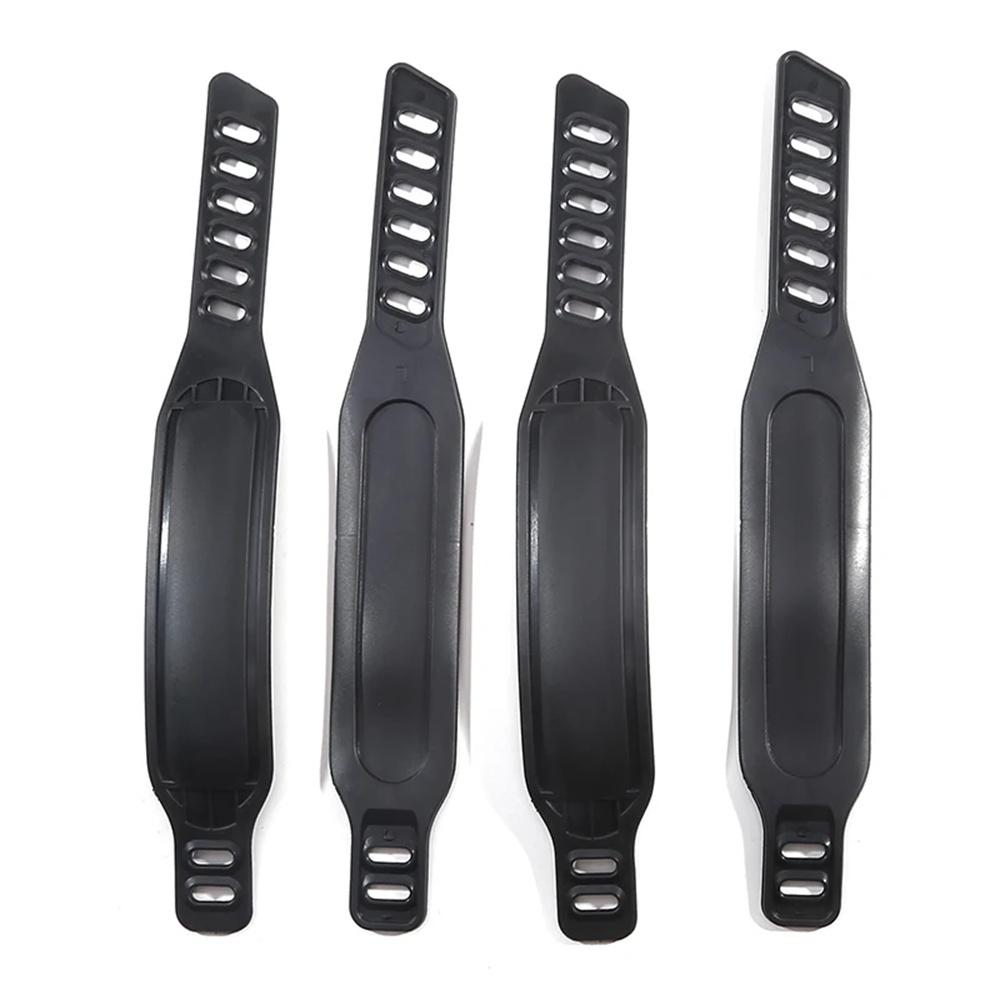 4pcs Exercise Bike Belts Adjustable Length Bicycle Pedal Straps For More Stationary Cycling Fix Bands Tape