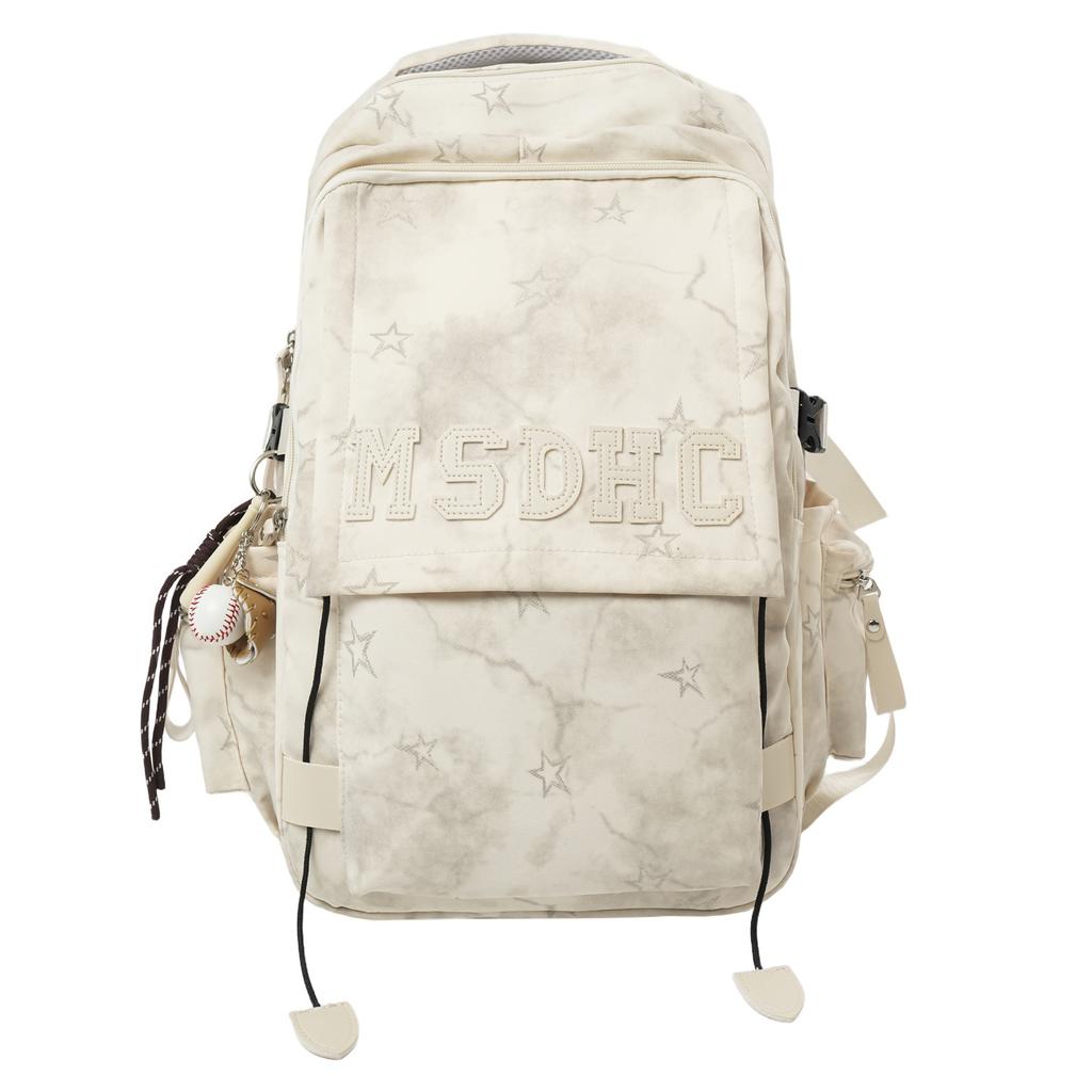 Schoolbag New School Bag Male Middle School College Student Leisure Computer Travel Backpack Female Large Capacity Junior High School Student Backpack