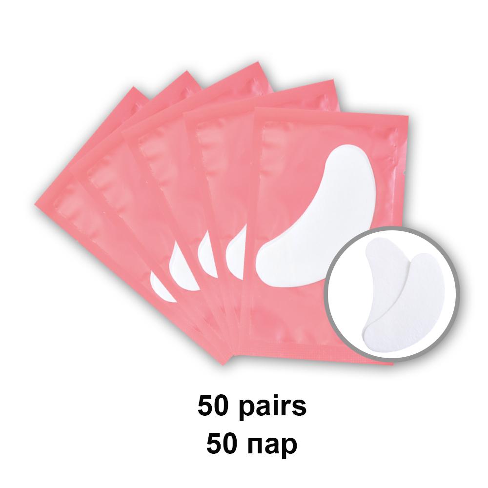 50Pairs Hydrogel Gel Eye Patches Grafting Eyelashes Under Eye Patches For Eyelash Extension Paper Application Makeup Supplies